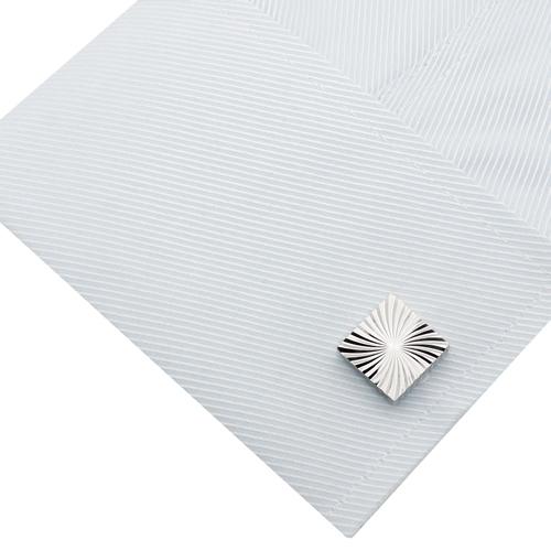 カフスボタン シルバー スパイラル カフス カフリンクス メンズアクセサリー |  | 05