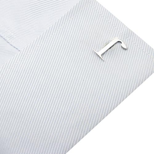 カフスボタン イニシャル アルファベット J カフス バラ売り 片方 0.5ペア カフリンクス メンズアクセサリー |  | 04