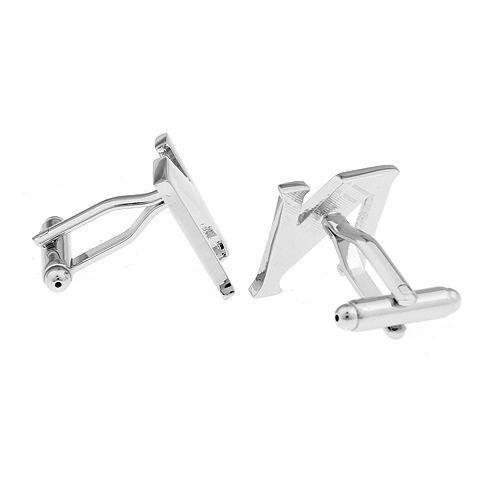 カフスボタン イニシャル アルファベット N カフス バラ売り 片方 0.5ペア カフリンクス メンズアクセサリー |  | 02