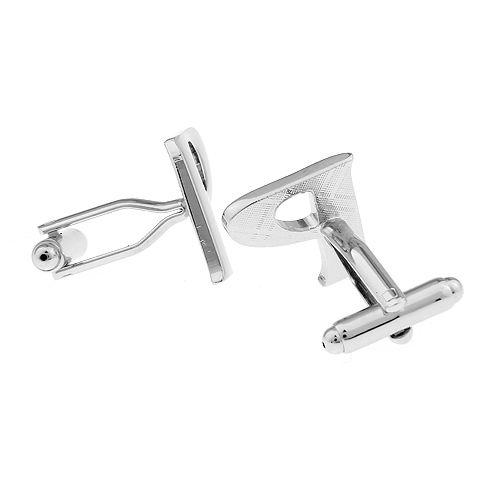 カフスボタン イニシャル アルファベット P カフス バラ売り 片方 0.5ペア カフリンクス メンズアクセサリー |  | 02