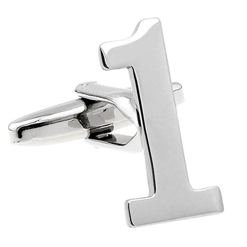 カフスボタン 数字 ナンバー 1 カフス バラ売り 片方 0.5ペア カフリンクス メンズアクセサリー |  | 01