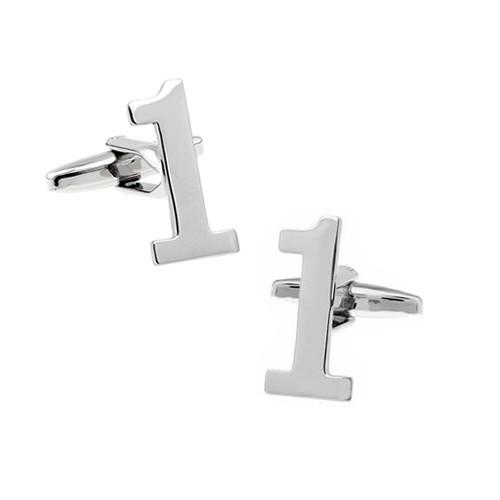カフスボタン 数字 ナンバー 1 カフス バラ売り 片方 0.5ペア カフリンクス メンズアクセサリー |  | 02