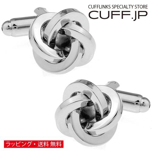 カフスボタン ループ ノット カフス カフリンクス メンズアクセサリー | 