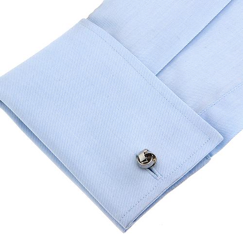 カフスボタン スリーリング フラット ノット カフス カフリンクス メンズアクセサリー |  | 05