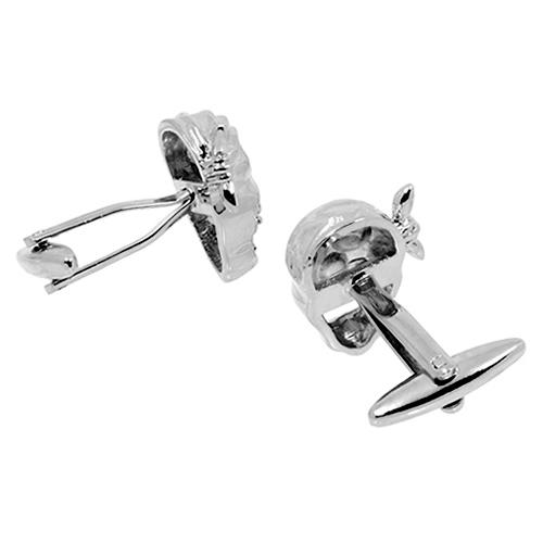 カフスボタン パイレーツ スカル カフス カフリンクス メンズアクセサリー |  | 03