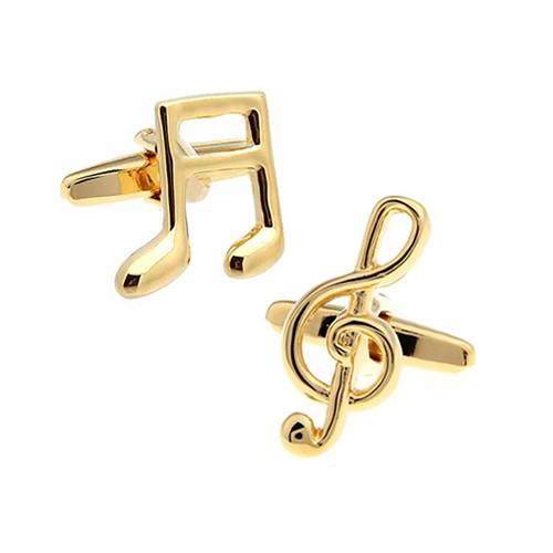 カフスボタン ゴールド ト音記号 音符 カフス カフリンクス メンズアクセサリー |  | 01