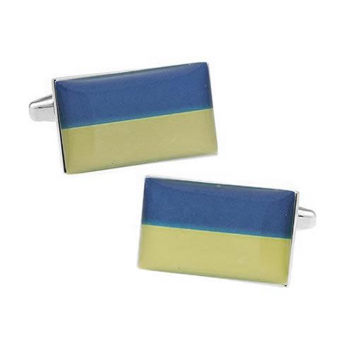 カフス カフスボタン ウクライナ国旗 カフリンクス メンズアクセサリー |  | 01