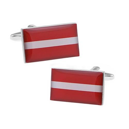 カフス カフスボタン ラトビア 国旗 カフリンクス メンズアクセサリー |  | 01