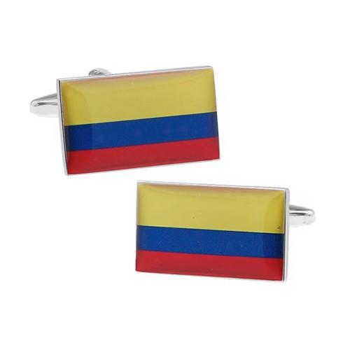 カフス カフスボタン コロンビア 国旗 カフリンクス メンズアクセサリー |  | 01