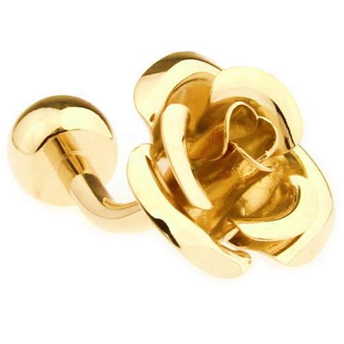 カフス カフスボタン ローズ ゴールド カフリンクス メンズアクセサリー |  | 02