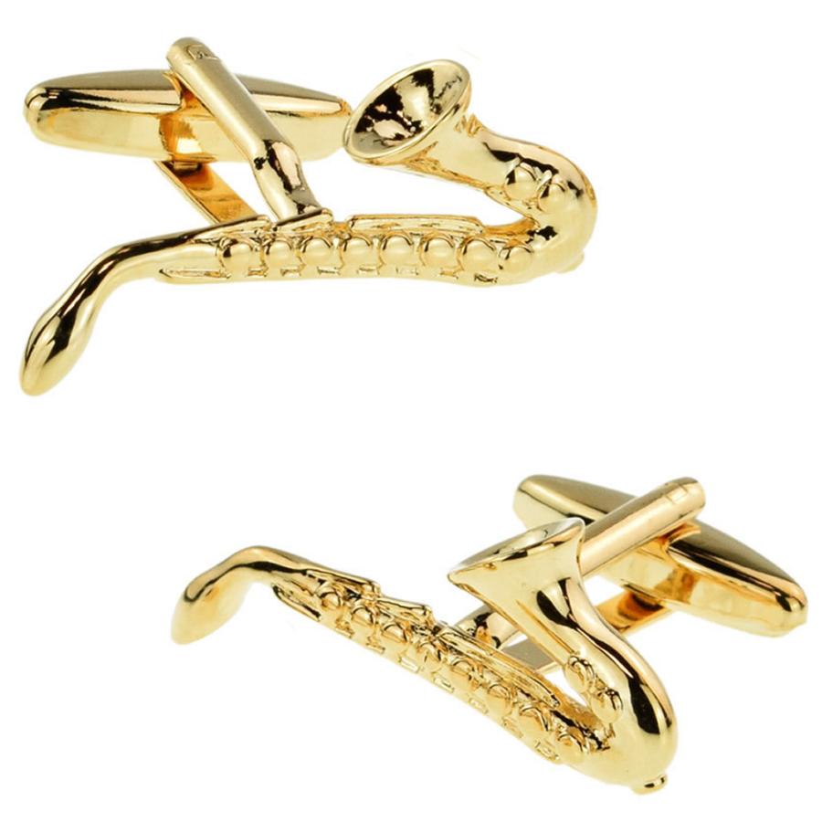 カフスボタン カフス サックス サクソフォーン カフリンクス メンズアクセサリー |  | 01