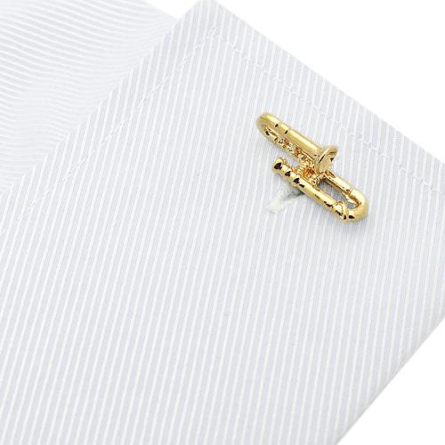 カフスボタン カフス トロンボーン カフリンクス メンズアクセサリー |  | 04