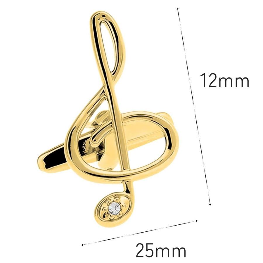 カフスボタン カフス ゴールド ト音記号 カフリンクス メンズアクセサリー |  | 02