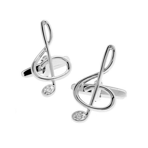 カフスボタン カフス シルバー ト音記号 カフリンクス メンズアクセサリー |  | 03