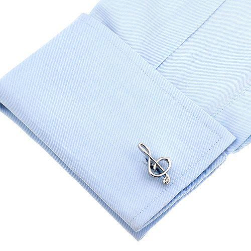 カフスボタン カフス シルバー ト音記号 カフリンクス メンズアクセサリー |  | 05