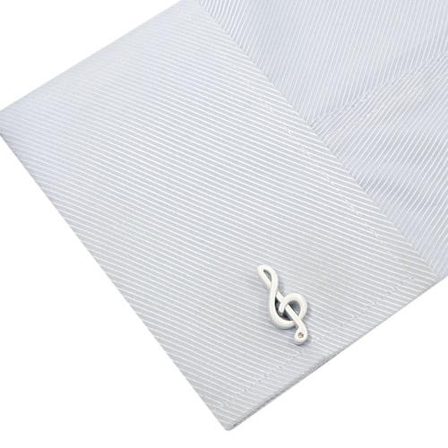 カフスボタン カフス ホワイト ト音記号 カフリンクス メンズアクセサリー |  | 05