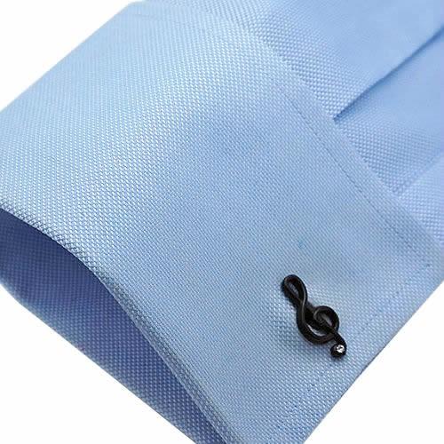 カフスボタン カフス ブラック ト音記号 カフリンクス メンズアクセサリー |  | 04