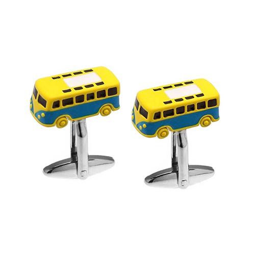 カフスボタン カフス ブルー フォルクスワーゲン バス カフリンクス メンズアクセサリー |  | 03