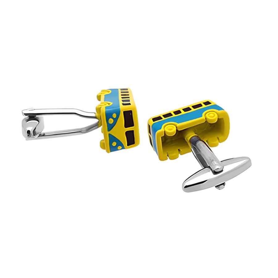 カフスボタン カフス ブルー フォルクスワーゲン バス カフリンクス メンズアクセサリー |  | 03