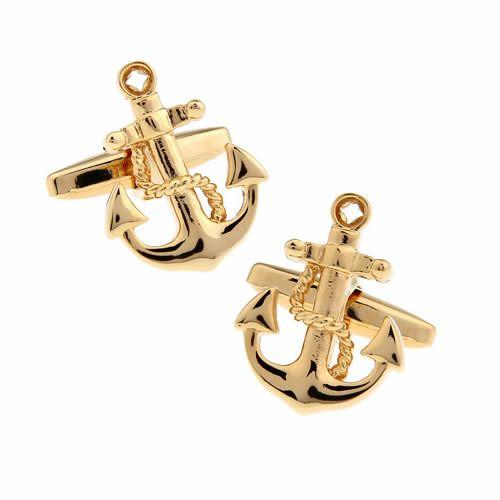カフスボタン カフス ゴールド 錨 アンカー カフリンクス メンズアクセサリー |  | 03