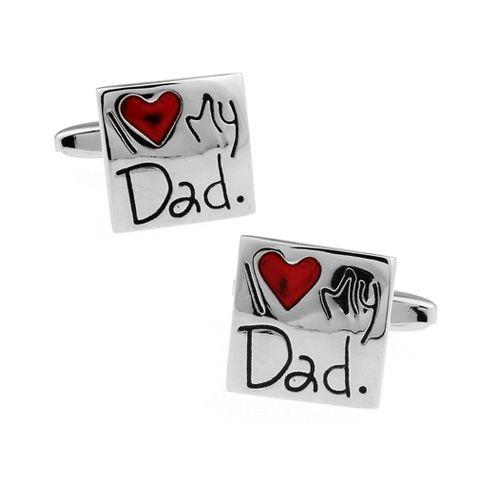 カフスボタン カフス I Love My Dad カフリンクス メンズアクセサリー |  | 03