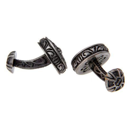 カフスボタン カフス クラシック サークル クロス 洋風唐草模様 カフリンクス メンズアクセサリー |  | 04
