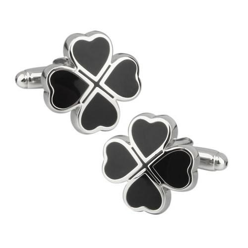 カフスボタン カフス 幸運 四つ葉のクローバー カフリンクス メンズアクセサリー |  | 01