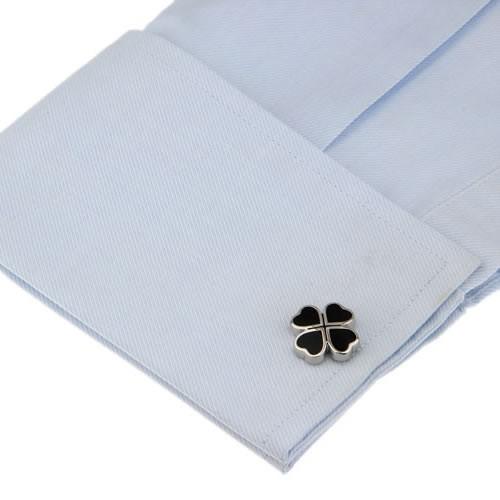 カフスボタン カフス 幸運 四つ葉のクローバー カフリンクス メンズアクセサリー |  | 03