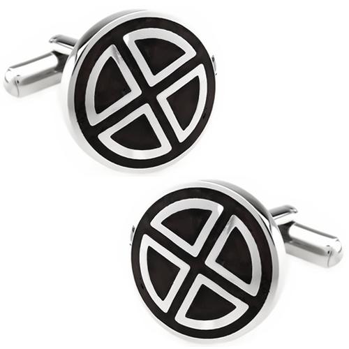 カフスボタン カフス ステンレス ラウンド 十字 カフリンクス メンズアクセサリー |  | 01