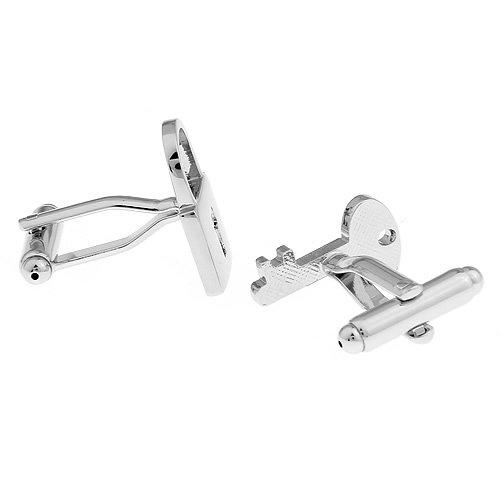 カフスボタン カフス 南京錠 ＆ 鍵 カフリンクス メンズアクセサリー