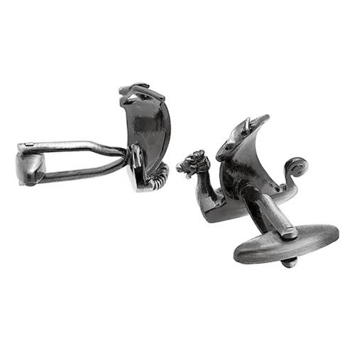 カフスボタン カフス アンティークフィニッシュ バイキング ロングボート カフリンクス メンズアクセサリー |  | 03