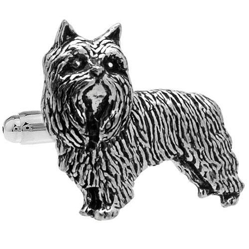 カフスボタン カフス シロメ製 ヨークシャテリア 犬 ドッグ カフリンクス メンズアクセサリー |  | 02