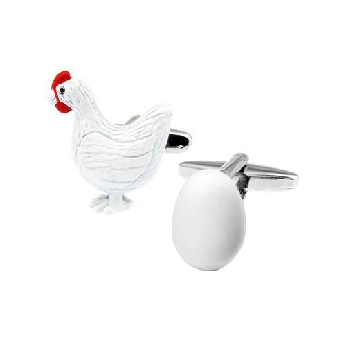 カフスボタン カフス 鶏と卵 カフリンクス メンズアクセサリー |  | 01