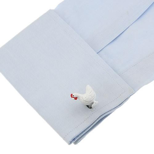 カフスボタン カフス 鶏と卵 カフリンクス メンズアクセサリー |  | 02