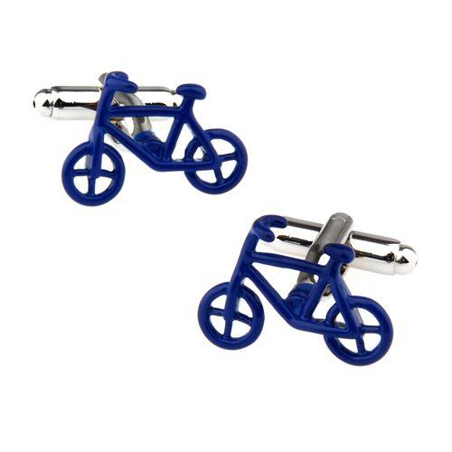 カフスボタン カフス ネイビー 自転車 カフリンクス メンズアクセサリー |  | 03
