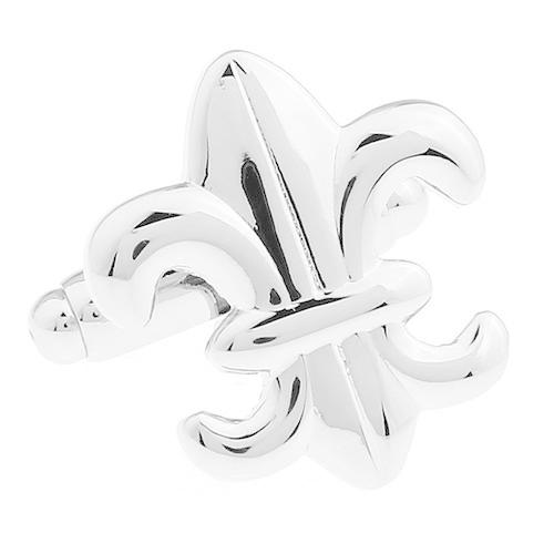 カフス ネクタイピン セット シルバー フルール ド リス ゆりの紋章 カフスボタン カフリンクス タイクリップ タイピン |  | 01