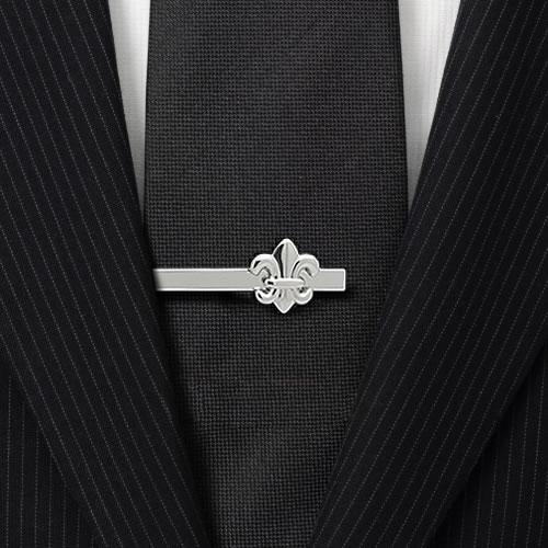 カフス ネクタイピン セット シルバー フルール ド リス ゆりの紋章 カフスボタン カフリンクス タイクリップ タイピン |  | 06