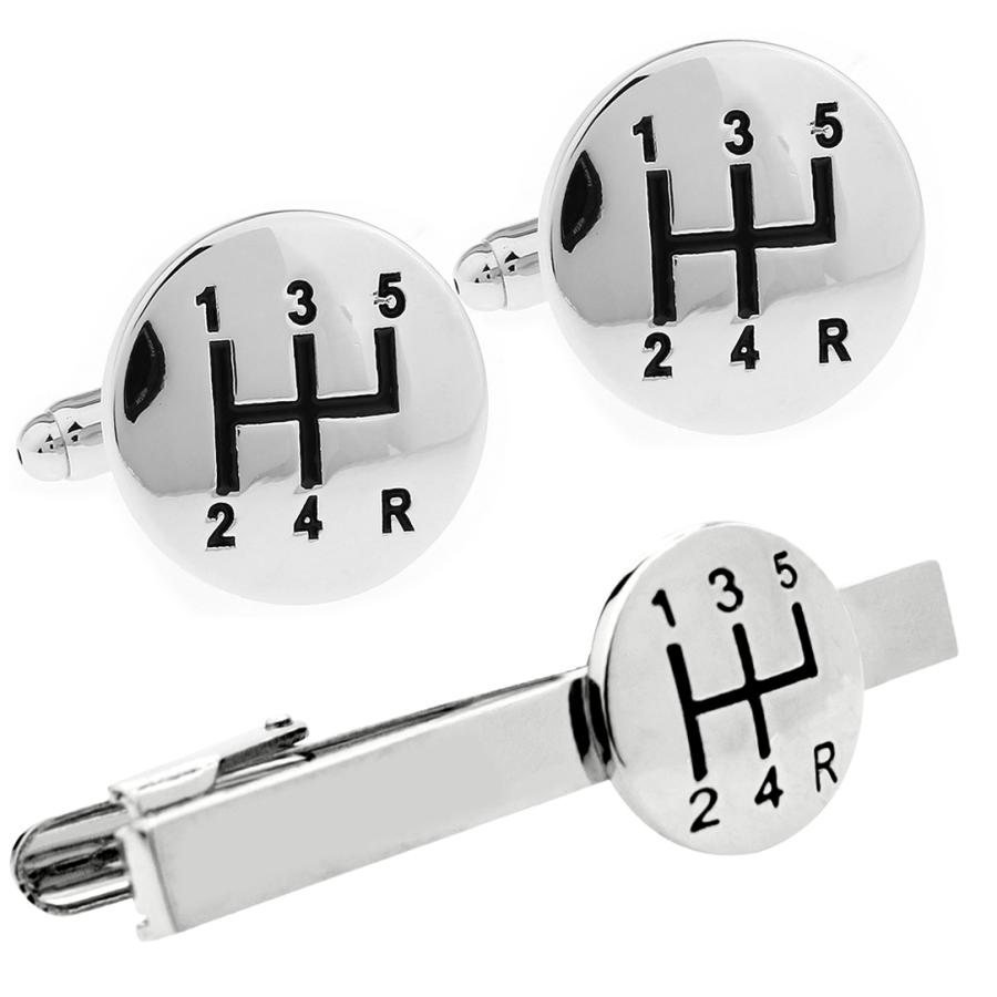 カフス ネクタイピン セット シフトノブ カフスボタン カフリンクス タイクリップ タイピン |  | 01