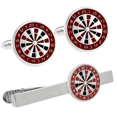 カフス ネクタイピン セット ダーツボード カフスボタン カフリンクス タイクリップ タイピン |  | 01