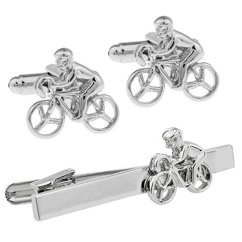 カフス ネクタイピン セット 自転車 カフスボタン カフリンクス タイクリップ タイピン |  | 01
