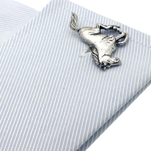 カフスボタン カフス シロメ製 馬 サラブレッド カフリンクス メンズアクセサリー |  | 04