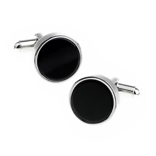 カフスボタン カフス オニキス ラウンド カフリンクス メンズアクセサリー |  | 03