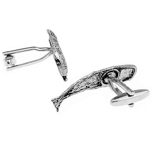 カフスボタン カフス シロメ製 クジラ 鯨 カフリンクス メンズアクセサリー |  | 03