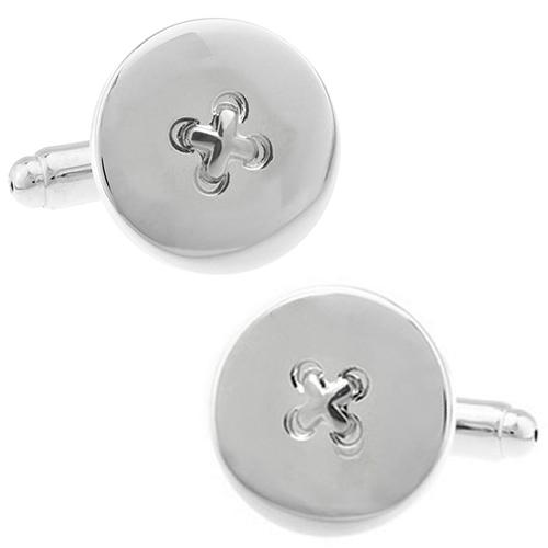 アンティーク　18Kとシルバーのカフスボタン アキナ カフスボタン – Louis Faglin Paris