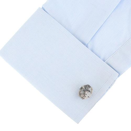 カフスボタン カフス 時計 ムーブメント スチームパンク フレームレス カフリンクス メンズアクセサリー |  | 04