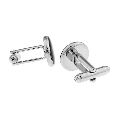 カフスボタン カフス ブラック イニシャル アルファベット R カフス カフリンクス メンズアクセサリー |  | 03