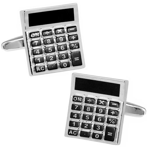 カフスボタン カフス 電卓 計算機 カフリンクス メンズアクセサリー |  | 01