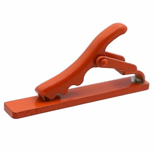 ネクタイピン タイバー オレンジ ペイント タイクリップ タイピン