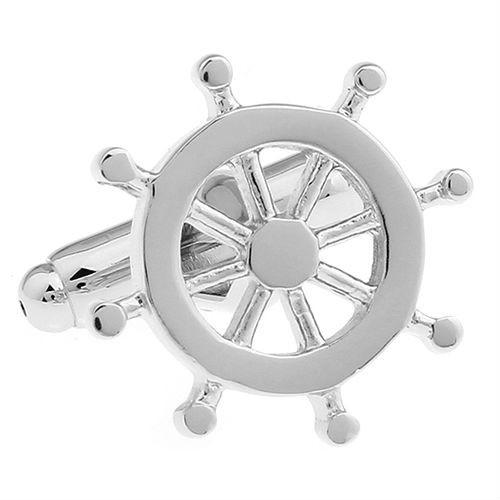 カフス ネクタイピン セット 舵 マリン カフスボタン カフリンクス タイクリップ タイピン |  | 02