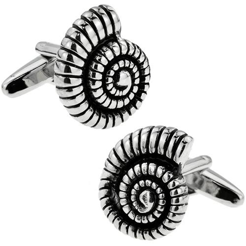 カフス ネクタイピン セット アンモナイト 化石 カフスボタン カフリンクス タイクリップ タイピン |  | 03